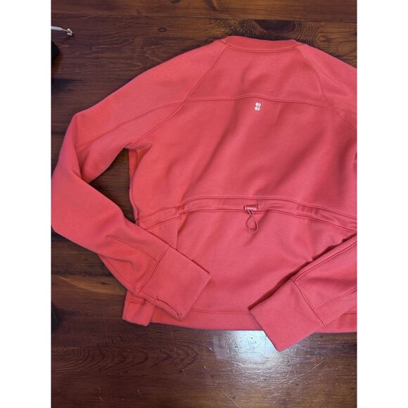 Sweaty Betty London pullover coral active sweater Sweatshirt women's Small - Picture 8 of 16